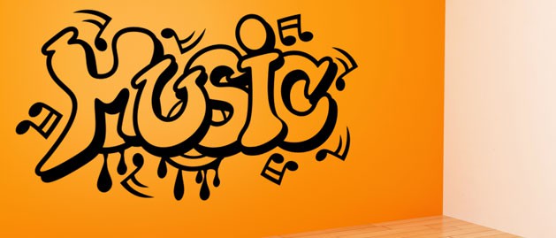 Music graffiti