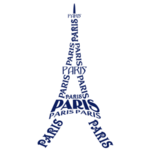 Samolepka na ze Eiffelova v, polep na stnu a nbytek
