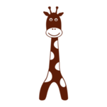 Samolepka na zeď: žirafa :5638: na stěnu