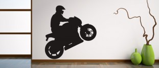 Samolepka na stnu motork trik, polep na stnu a nbytek