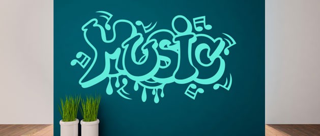 Music graffiti