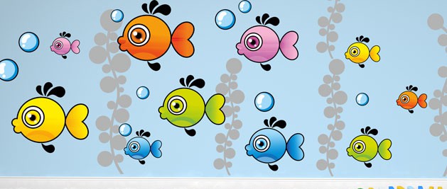 Pestrobarevné rybky