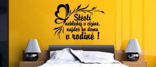 Nlepka na ze s cittem - tst nehledej, polep na stnu a nbytek