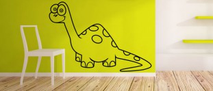 Samolepka na zeď brontosaurus, polep na stěnu a nábytek