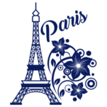 Samolepka na stěnu Eifelova věž v Paříži, polep na stěnu a nábytek