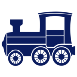 Samolepka na zeď dětská lokomotiva, polep na stěnu a nábytek