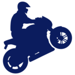 Samolepka na stěnu motorkář trik, polep na stěnu a nábytek