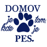 Nlepka na ze s cittem - Domov a pes, polep na stnu a nbytek