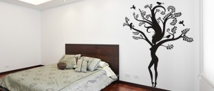 Samolepka na zeď dekorační strom, polep na stěnu a nábytek