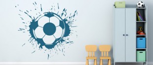 Samolepka na stěnu fotbalový míč, polep na stěnu a nábytek