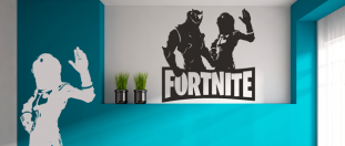 Nlepka na stnu Fortnite, polep na stnu a nbytek