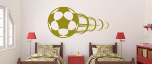 Nálepka na zeď korfbalový míč v letu, polep na stěnu a nábytek