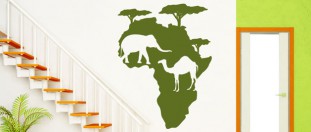 Samolepka na stěnu Afrika, polep na stěnu a nábytek