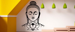 Samolepky na stnu budha, polep na stnu a nbytek